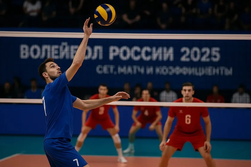 Волейбол России 2025: сет, матч и коэффициенты